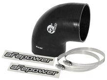 Load image into Gallery viewer, aFe Magnum FORCE Intake Coupling Kit (4 IN ID to 3-4/5 IN ID x 90 Deg.) Elbow Coupler - Black