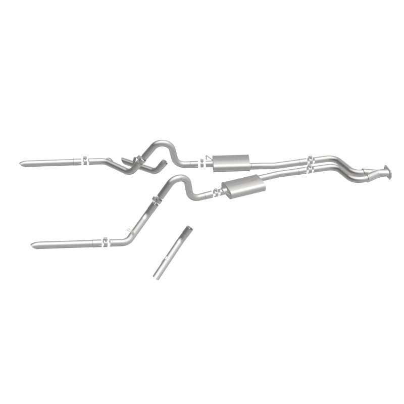 MagnaFlow SYS C/B 84-87 Buick Regal V6 3.8L Turbocharged SS 2.5in Street Series Dual Split Rear Exit - 16884