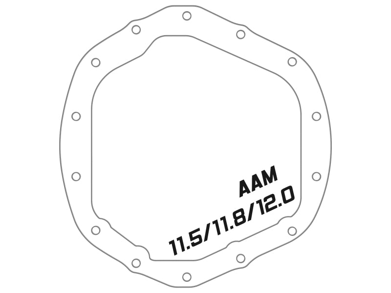 aFe Street Series Rear Differential Cover Raw w/ Machined Fins 19-20 Ram 2500/3500 - 46-71150A