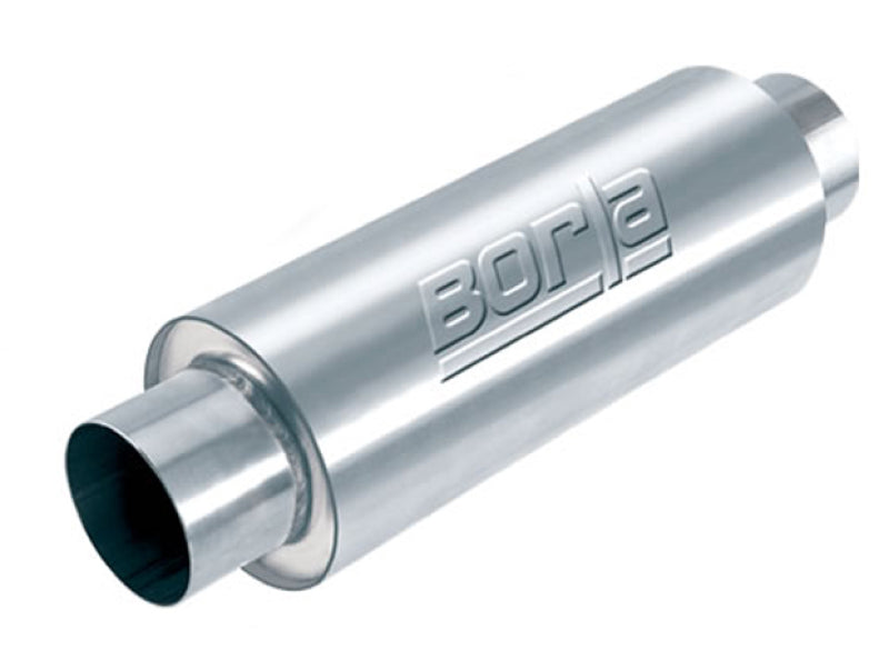 Borla XR-1 Racing Sportsman 3 inch Outlet / 3 inch Inlet Round Muffler - 40085