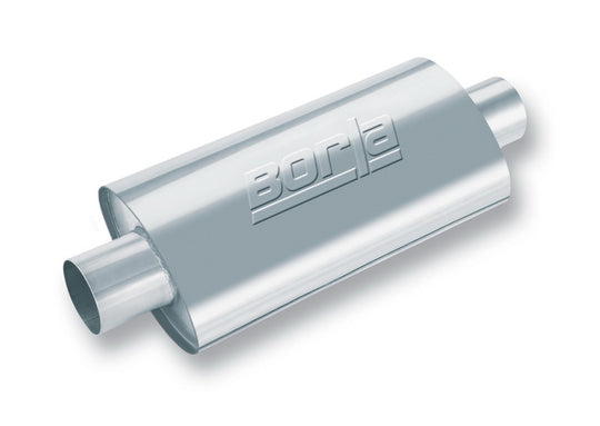 Borla XR-1 Racing Sportsman 3.5in. Outlet / 3.5in Inlet Oval Muffler - 40945