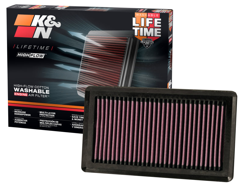 K&N 07 Nissan Versa 1.8L-L4 Drop In Air Filter - 33-2375