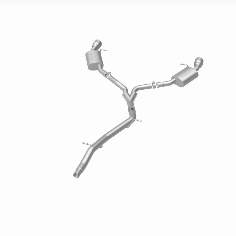 MagnaFlow 18-19 Audi A5 Dual Exit Polished Stainless CatBack Exhaust - 3in Main Piping Diameter - 19390