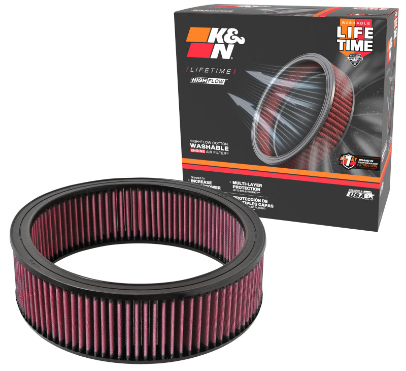 K&N Replacement Air Filter GM CARS & TRUCKS, 1968-97 - E-1500