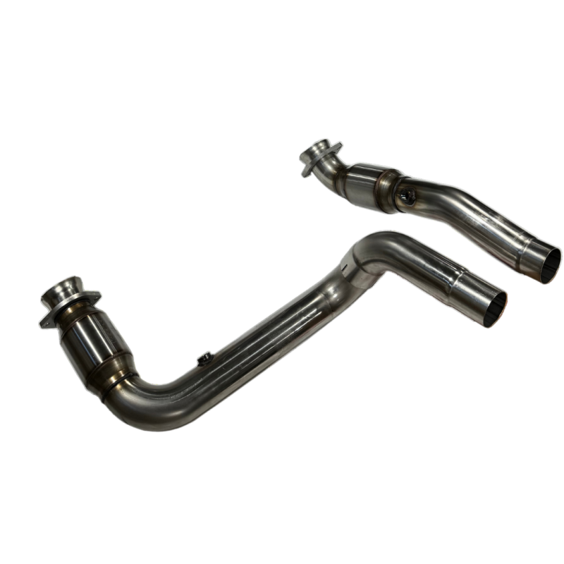 Kooks 2023+ Cadillac Escalade V 3in GREEN Catted Conn. Pipes (Req. Kooks Headers) - 28643300