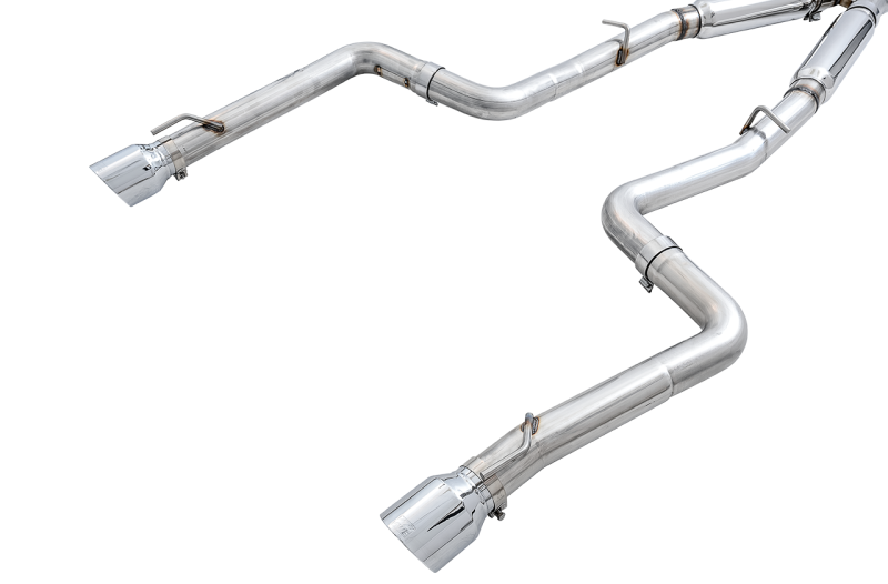 AWE Tuning 2017+ Dodge Charger 5.7L Track Edition Exhaust - Chrome Silver Tips - 3015-32120