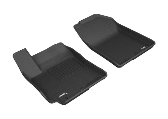 3D MAXpider 2018-2020 Hyundai Accent Sedan Kagu 1st Row Floormat - Black - L1HY08611509