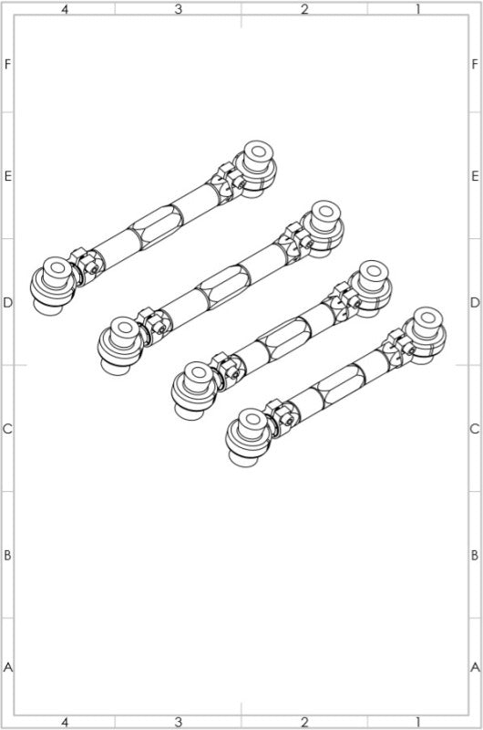 SPL Parts 06-13 BMW 3 Series/1 Series (E9X/E8X) Rear Upper Arm Links - SPL RUA E9X