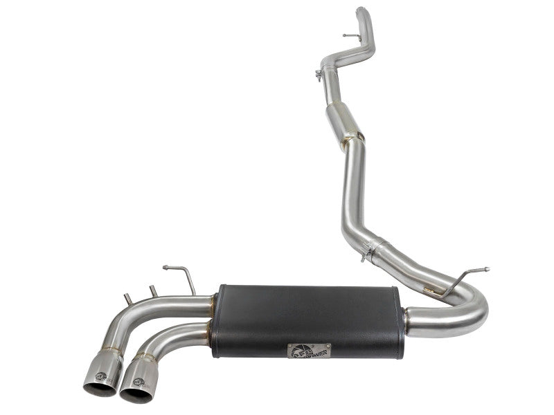 aFe MACHForce XP Exhausts Cat-Back SS-304 w/ Polished Tips 12-16 BMW 328i/428i (F30/F32) (t) N20 - 49-36329-P