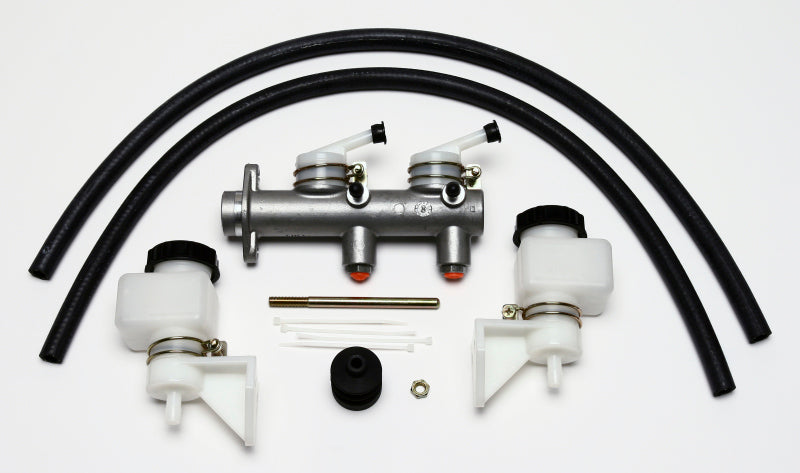 Wilwood Tandem Master Cylinder - 1in Bore w/ Remote Reservoirs - 260-7563