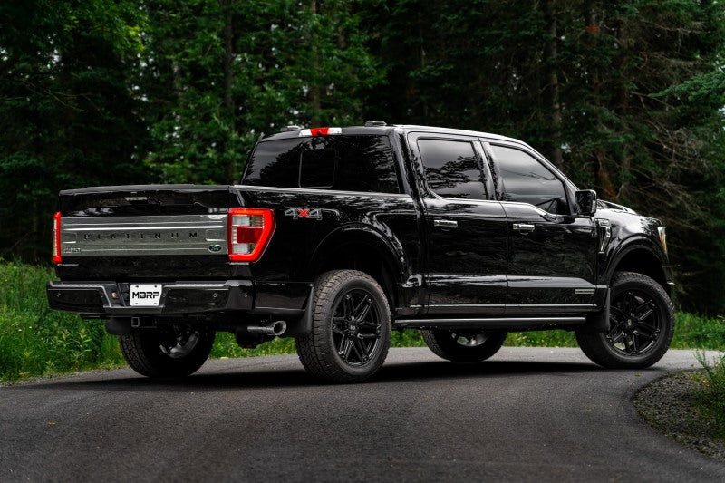 MBRP 2021+ Ford F-150 Powerboost Hybrid 3in Single Side Exit - T304 - S5221304