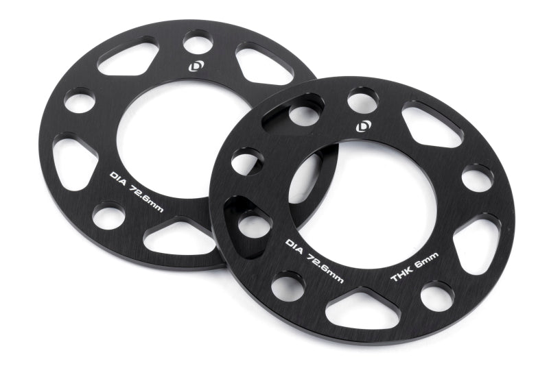 Dinan Wheel Spacers - 5x120 - 72.6mm CB - 6mm Thick (Set of 2) - D210-2036