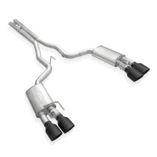 Load image into Gallery viewer, Stainless Works 2020 Ford GT500 Legend Catback H-Pipe Exhaust Factory Connect - Black Tips - GT500CBHFCLB