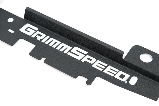 GrimmSpeed 05-09 Subaru Legacy/Outback Radiator Shroud w/Tool Tray - Textured Black - 096030