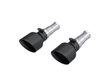 Load image into Gallery viewer, MBRP 19-24 Ram 1500 5.7L Hemi 3in Inlet 5in OD Dual Wall Angle Cut T304 BLK Tips - Pairs - T5199BLK