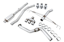 Load image into Gallery viewer, AWE Tuning 2017+ Honda Civic Type R Track Edition Exhaust w/Front Pipe &amp; Triple Chrome Silver Tips - 3020-52000