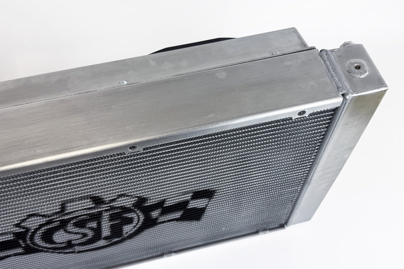 CSF Motorsport Radiator with Shroud - 14in SPAL Brushless Fans - Harnesses - 8374
