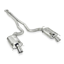 Load image into Gallery viewer, Stainless Works 09-15 Cadillac CTS-V Sedan 3in Catback System X-Pipe Turbo S-Tube Mufflers 4in Tips - CTSV9CBLMF