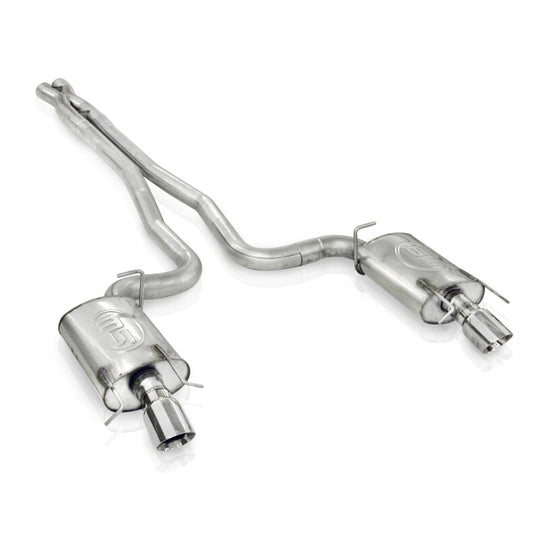 Stainless Works 09-15 Cadillac CTS-V Sedan 3in Catback System X-Pipe Turbo S-Tube Mufflers 4in Tips - CTSV9CBLMF