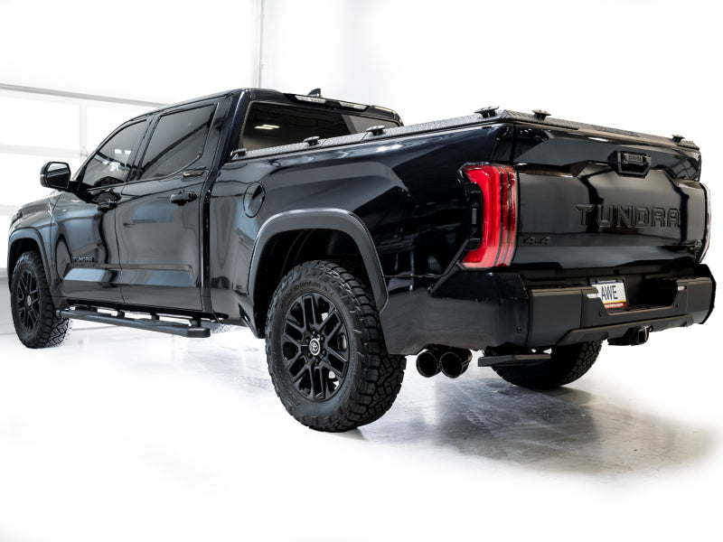 AWE Tuning 0FG Exhaust for 3rd Gen Toyota Tundra - Dual Diamond Black Tips - 3015-33063