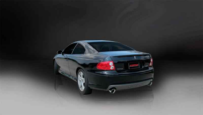 Corsa 2005-2006 Pontiac GTO 6.0L V8 2.5in Sport Cat-Back + XPipe Exhaust Polished Tips - 14189