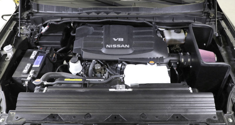 K&N 17-18 Nissan Titan XD V8 5.6L AirCharger Performance Intake - 63-6020