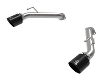 Load image into Gallery viewer, aFe Nissan Z 23-23 V6-3.0L Takeda 2-1/2in 304 SS Axle-Back Exhaust System w/ Black Tips - 49-36137-B