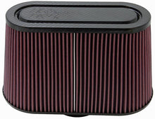 Load image into Gallery viewer, K&amp;N Universal Filter with Carbon Fiber Top &amp; Base-12in Base O/S Length x 6in Base O/S Width x 7in H - RP-5103