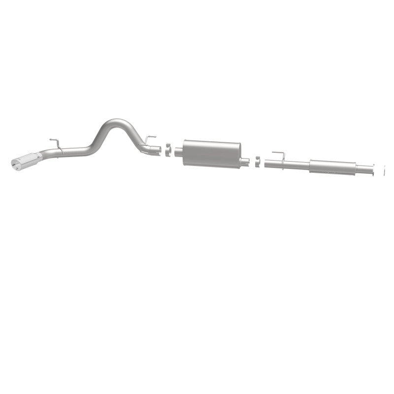 MagnaFlow Cat-Back 2016 Toyota Tacoma TRD 3.5L V6 SS 3in Single Pass Side Exit Rear 4in Tip - 19293