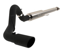 Load image into Gallery viewer, MBRP 2015 Ford F-150 2.7L / 3.5L EcoBoost 4in Cat Back Single Side Black Exhaust System - S5259BLK