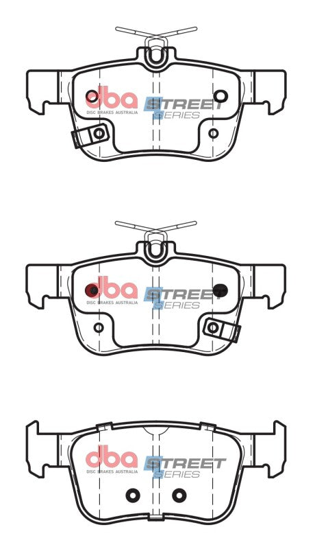 DBA 17-21 Honda Civic Si Rear Street Series Brake Pads - DB2429SS