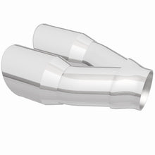 Load image into Gallery viewer, MagnaFlow Double Wall 3in Dual Round Polished Tip 2.25in Inlet - 35226