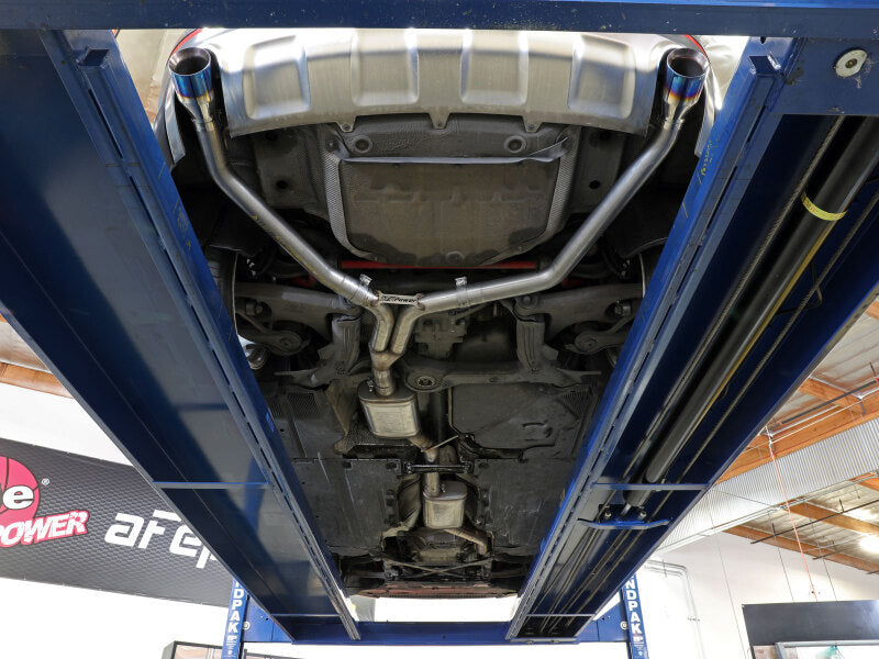 aFe MACH Force-Xp 13-16 Audi Allroad L4 SS Cat-Back Exhaust w/Black Tips - 49-36438-B