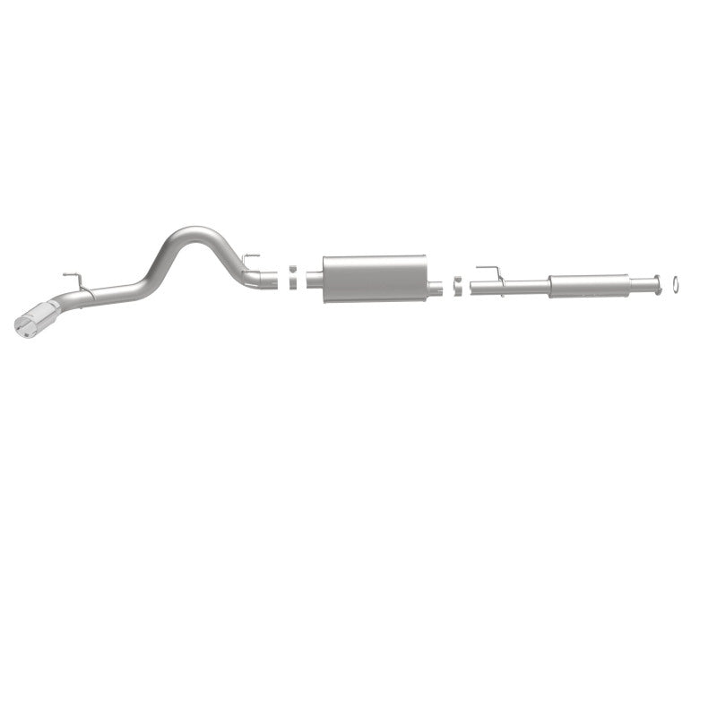 MagnaFlow Cat-Back 2016 Toyota Tacoma TRD 3.5L V6 SS 3in Single Pass Side Exit Rear 4in Tip - 19293
