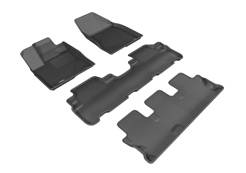 3D MAXpider 14-19 Toyota HIghlander Kagu Black Full Set - L1TY16301509