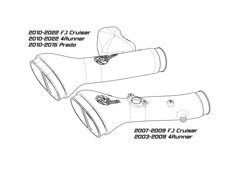 aFe Momentum GT Pro 5R Cold Air Intake System 07-17 Toyota FJ Cruiser V6-4.0L - 50-70095R