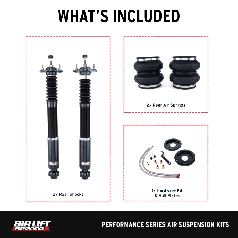 Air Lift Performance 82-93 BMW 3 Series E30 Rear Air Suspension Kit - 76530
