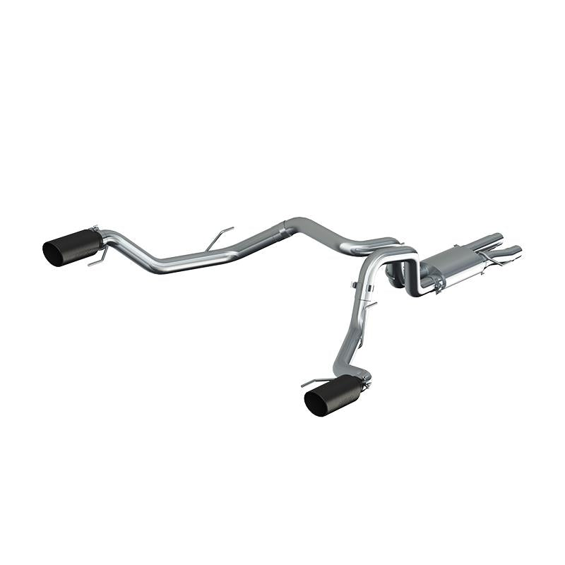 MBRP 17-20 Ford F-150 Raptor 3.5L Ecoboost Dual Rear Exit T409 3in Resonator Back Exhaust System - S5264409