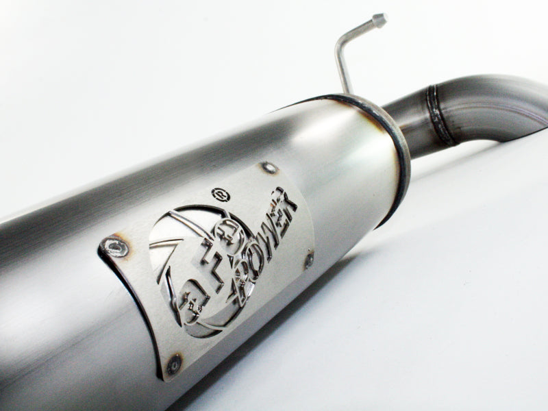 aFe MACHForce XP 07-17 Jeep Wrangler V6-3.6/3.8L 409 SS 2.5in Axle-Back Exhaust - 49-46219
