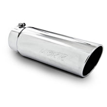 Load image into Gallery viewer, MBRP Universal Tip 6in OD Angled Rolled End 5in Inlet 18in Length T304 Exhaust - T5125