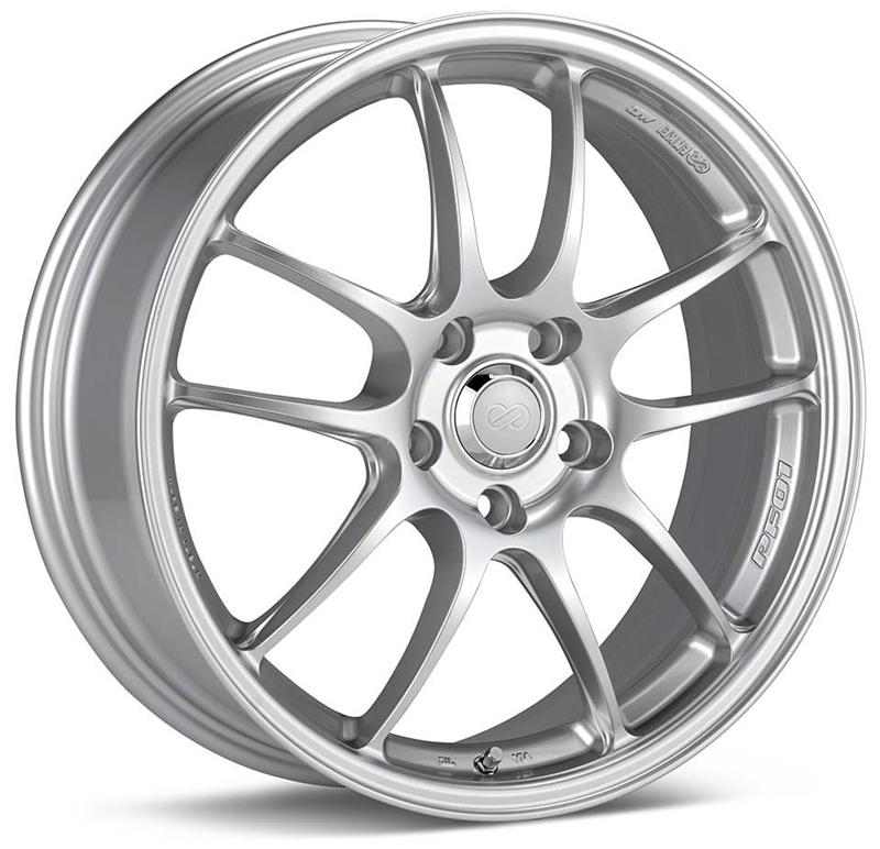 Enkei PF01 17x8 5x100 45mm Offset Silver Wheel 02-10 WRX & 04 STI - 460-780-8045SP