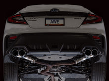Load image into Gallery viewer, AWE Tuning 22-25 Subaru VB WRX Track Edition Axle-Back Exhaust - Chrome Silver Tips - 3020-42424