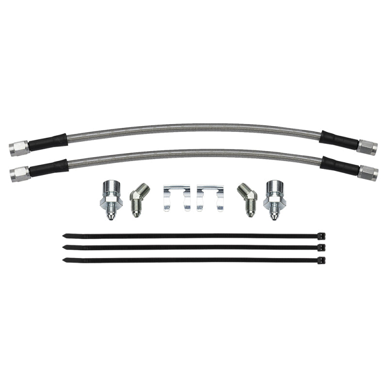 Wilwood 89-98 Nissan 240SX / 89-02 Nissan Skyline Rear Flexline Kit (M10x1.0 to 1/8-27) - 220-18269