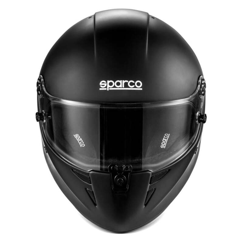 SPARCO Stealth RF Helmet - Medium/Large - Matte Black/Black - BRH0007B0K010ML