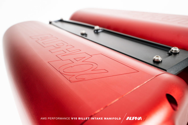 AMS Performance V10 Audi R8 / Lamborghini Huracan / Performante Billet Intake Manifold - CLR Anodize - ALP.37.08.0001-1