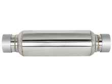 Load image into Gallery viewer, aFe MACH Force-Xp Resonator 2-1/2 IN Inlet/Outlet x 4 IN Dia. x 12 IN Body x 15 IN Overall Length - 49M10003