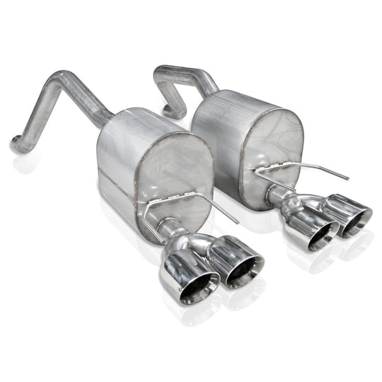 Stainless Works 05-08 Chevrolet Corvette C6 2.5in Axle Back Exhaust System - C605CBQUAD