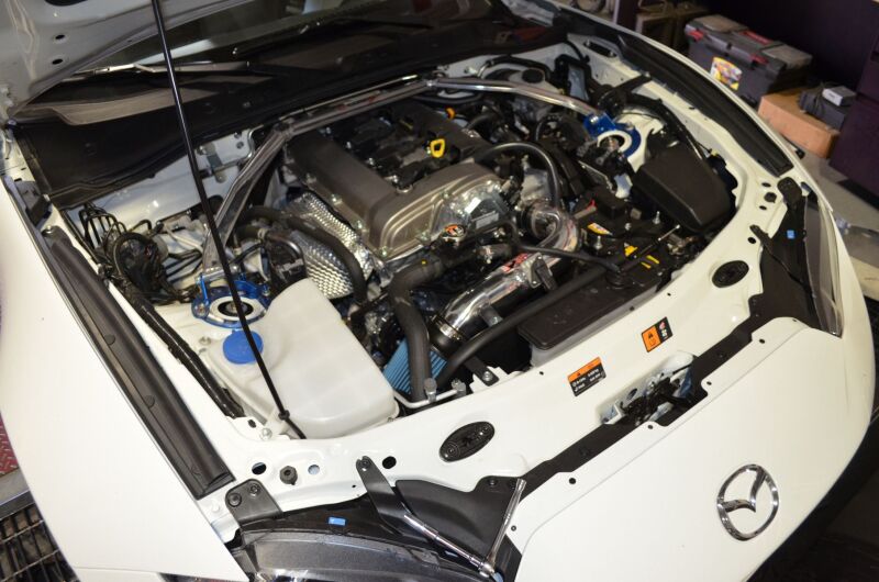 Injen 16-19 Mazda MX-5 2.0L 4Cyl Black Short Ram Intake w/MR Tech & Heat Shield - SP6010BLK