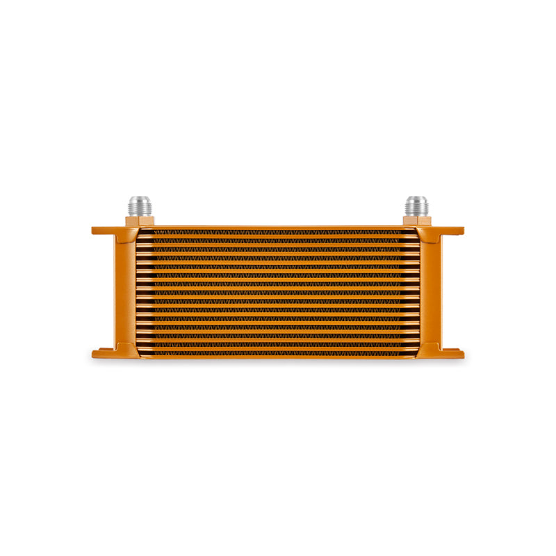 Mishimoto Universal 16-Row Oil Cooler Gold - MMOC-16GD