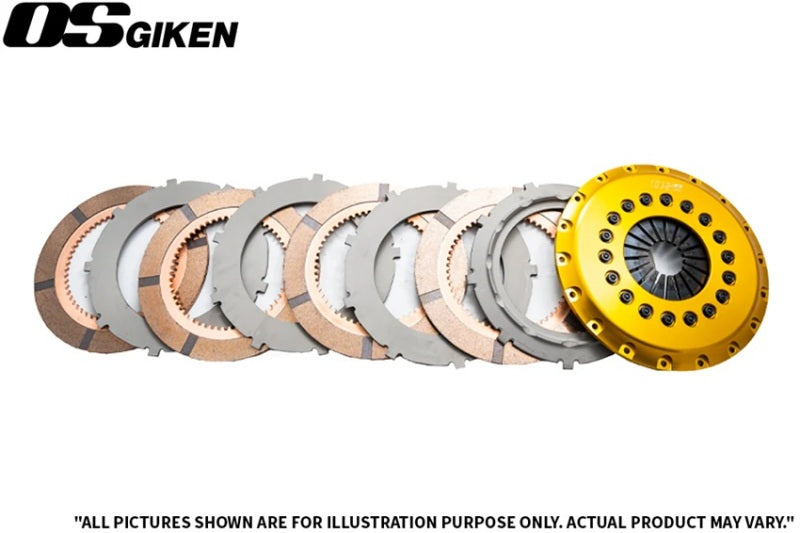 OS Giken 93-98 Toyota Supra JZA80 R Quad Plate w/Floating Center Hub Clutch - TY031-DH50B